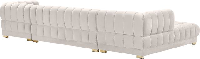 Meridian Furniture Gwen 3-Piece Cream U-Shape Sectional-2