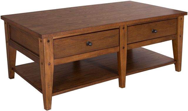 Liberty Furniture Lake House 3-Piece Oak Occasional Table Set-1