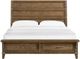 Intercon Forge Wire Brushed Weathered Chestnut King Panel Bed-2