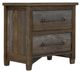 International Furniture Direct Town Brown/Gray Nightstand-0