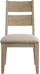 Intercon Nash Beige/Weathered Sand Panel Back Dining Side Chair-2