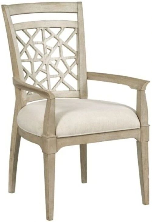 American Drew® Vista Essex Beige/Soft Gray Arm Chair-0