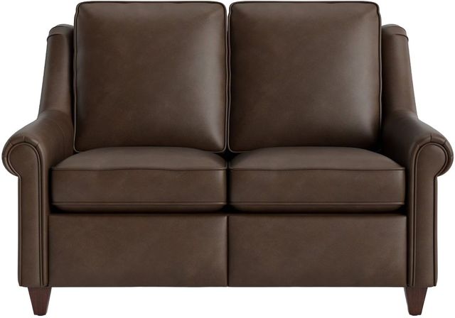 Bassett® Furniture Customizable BenchMade Power Reclining Panel Arm Loveseat-1