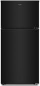 Whirlpool® 28" 14.3 Cu. Ft. Black Top Freezer Refrigerator with Total Coverage Cooling-0