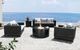 CabanaCoast® Customizable Mesa Aluminum 42" Outdoor Round Fire Pit-3