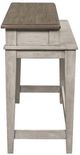 Liberty Furniture Heartland Antique White Console Bar Table with Tobacco Top-2