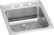 Elkay Lustertone® Classic 19-1/2" x 22" x 6-1/2" 1-Hole Single Bowl Drop-In ADA Sink with Perfect Drain®-0