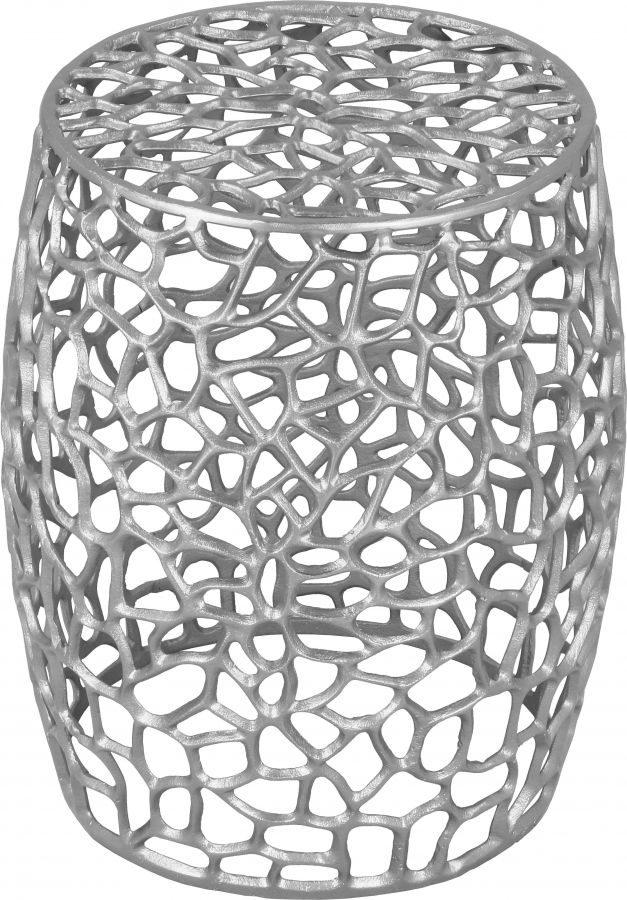 Meridian Furniture Priya Silver End Table-0