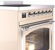 Ilve® Nostalgie II Noblesse 30'' Antique White Pro Style Induction Range with Chrome Trim-4