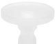 A & B Home 2-Piece White Frosted Pedestal Glass Candle Holder Set-3