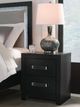 Signature Design by Ashley® Maeling Black Nightstand-1