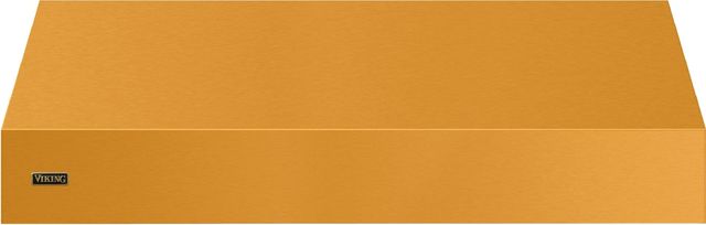 Viking 5 Series 60" Daffodil Wall Mounted Range Hood with Brushed Brass Trim-0