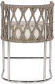 Vanguard® Furniture Vanguard Vree Jake Ivory/Polished Stainless Steel Counter Stool-2
