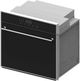 Porter & Charles 30'' Black Glass Multifunction Electric Wall Oven with Stainless Steel Trim-1