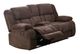Causeuse inclinable électrique avec console centrale Presley de Mazin Furniture - Brun-0
