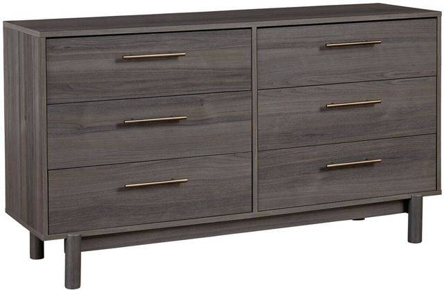 Signature Design by Ashley® Brymont 2-Piece Dark Gray Full Panel Headboard Bed Set-2
