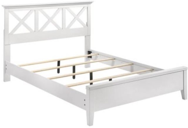 Bernards Nova II 3-Piece White Queen X Full Bedroom Set-2