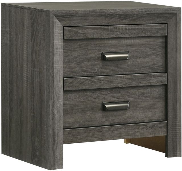 Crown Mark Valor Gray Nightstand-0