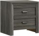 Crown Mark Valor Gray Nightstand-0