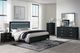 Global Furniture USA Reid 4-Piece Black King Panel Bedroom Set-4