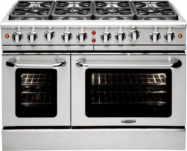 Capital Cooking™ Precision™ 48" Stainless Steel Pro Style Gas Range-0