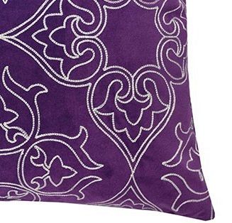 Furniture of America® Kyla Purple Accent Pillow-1