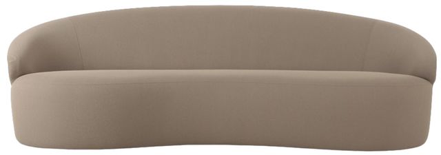 Moe's Home Collection Cove Taupe Plastic/Polyester Outdoor Sofa-1