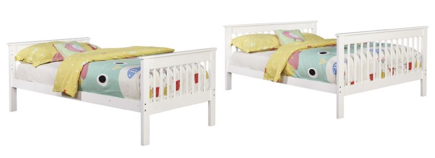 Coaster Chapman White Twin/Full Youth Bunk Bed