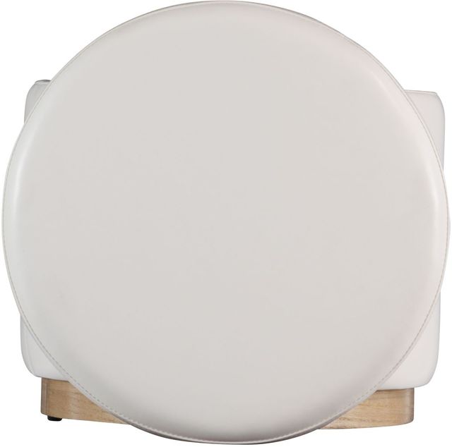 Linon Blanche White Storage Ottoman-2