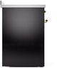 Ilve® Nostalgie II Series 30" Glossy Black Pro Style Induction Range-3