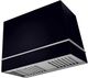 La Cornue Loge Series 44" Matte Black Wall Mounted Range Hood with Polished Chrome Trim-0