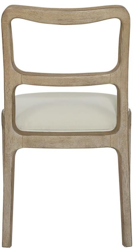 Bernards Pagosa Ivory/Oak Wood Back Dining Chair-2
