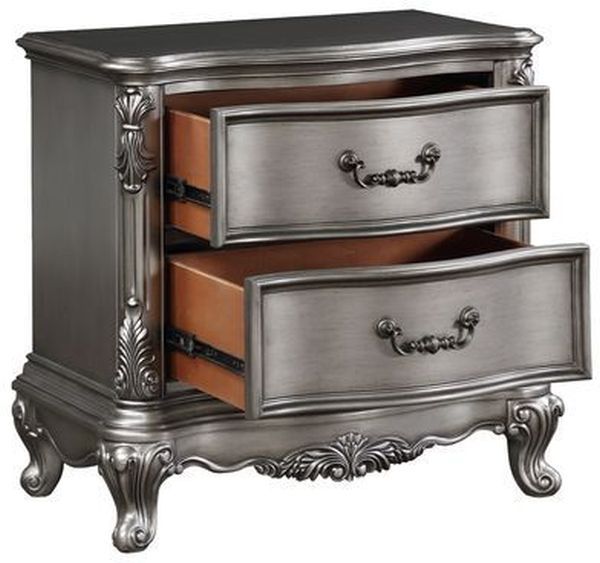 ACME Furniture Ariadne Antique Platinum Nightstand-3