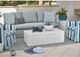 Universal Explore Home™ Coastal Living Outdoor Edisto Abaco White Cocktail Table -1
