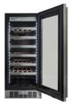 Silhouette® Tuscany 3.1 Cu Ft. Stainless Steel Wine Cooler-4
