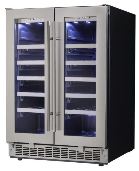 Silhouette® Pro Napa 24” 4.7 Cu. Ft. Stainless Steel Built-In Wine Cellar-3