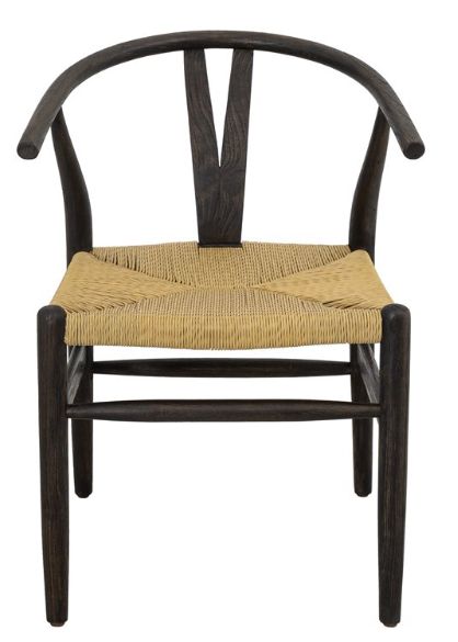 YHD Wishbone Black Dining Side Chair-1