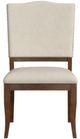 Flexsteel® Bellevue 2-Piece Light Tan/Whiskey Brown Upholstered Dining Side Chair Set-4