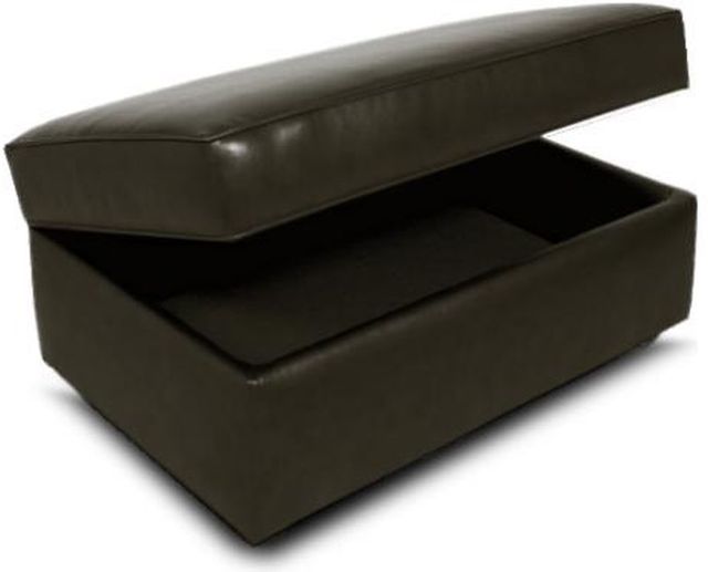 England Furniture Customizable Lachlan Leather Cocktail Ottoman-3
