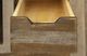 International Furniture Direct Antique Brown 4-Drawer Sofa Table-4