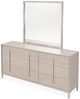 Michael Amini® Lotus Bay Sand Large Dresser with Mirror-2