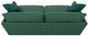 Best® Home Furnishings Customizable Bayment Full Memory Foam Sofa Sleeper with Dark Walnut Legs and Two Pillows-2