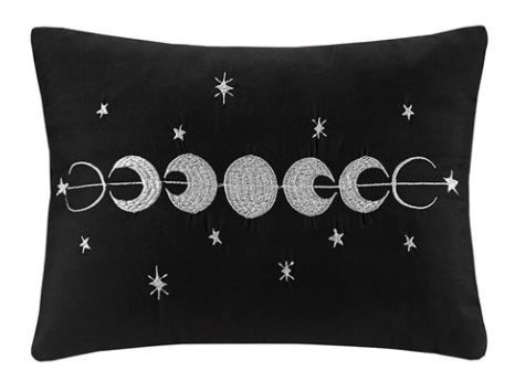 Olliix by Intelligent Design Felicia Black Twin/Twin Extra Large Velvet Comforter Set-4