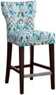 Olliix by Madison Park Blue Avila Tufted Back Counter Stool-0