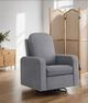 Furniture of America® Rovigo Dark Gray Glider Swivel Chair-1