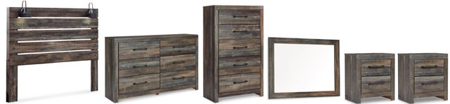 Signature Design by Ashley® Drystan 6-Piece Multi King Bedroom Set-0
