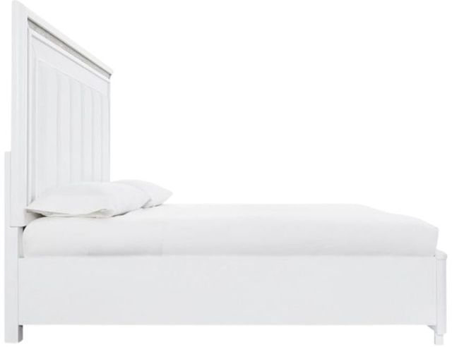 Signature Design by Ashley® Chalanna White California King Upholstered Storage Panel Bed-2