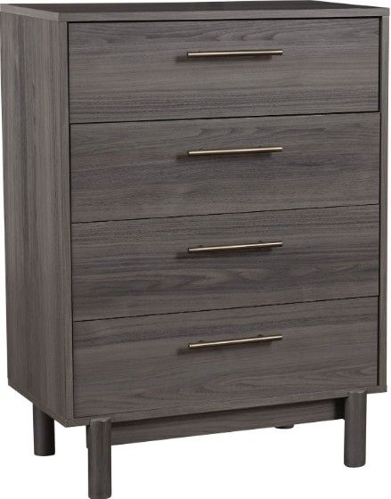 Signature Design by Ashley® Brymont 4-Piece Dark Gray Full Youth Platform Bedroom Set-3