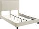Elements International Erica Natural Upholstered Full Platform Bed-0