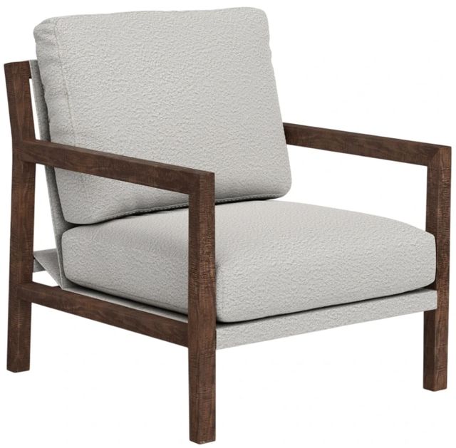 International Furniture Direct Milan Brown/Pearl Arm Chair-0